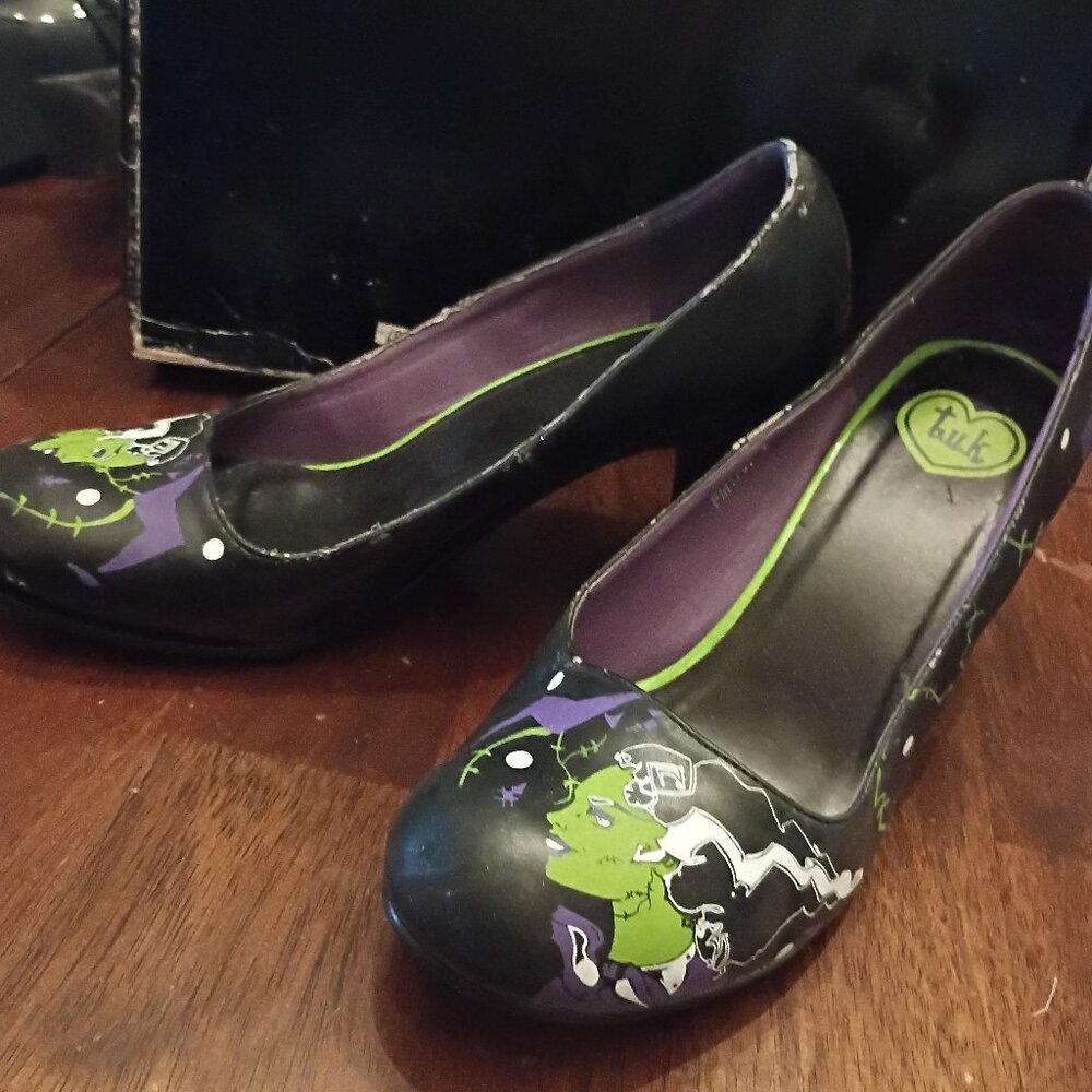 T.U.K. Bride of Frankenstein Pumps